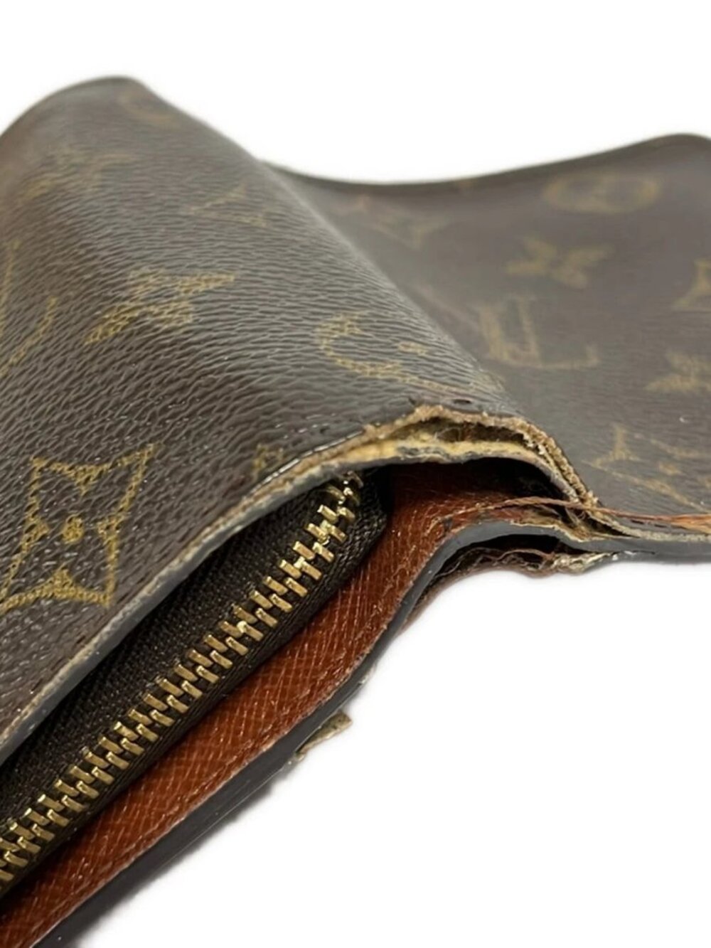 LOUIS VUITTON Compact Zipper Wallet M61667 Monogram - MI0041 Bifold Wallet - Picture 10 of 12
